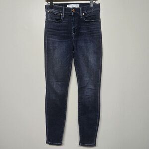 AYR The Chiller Skinny Jeans Mid Rise Dark Wash Denim Womens‎ Size W 28 L 28